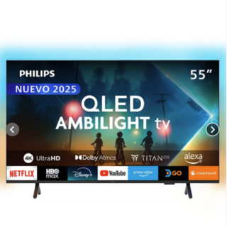 Ambilight TV 55" Philips QLED 4K UHD 55PUD8250