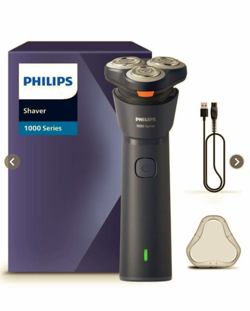 Afeitadora Philips Serie 1000 PowerCut S1881/02 en Húmedo y Seco
